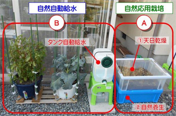 これだけで出来る循環型栽培設置例